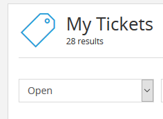 my ticket open icon