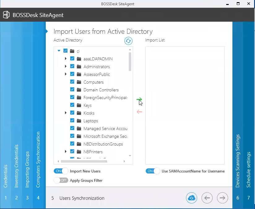 siteagent step 5