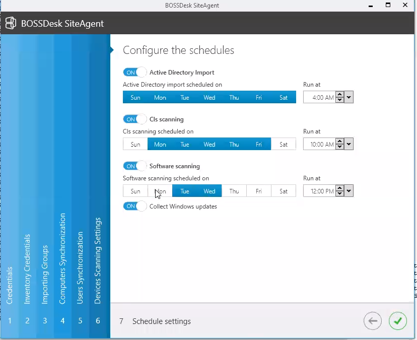 siteagent step 6